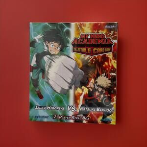 Sealed, NEW 2021 My Hero Academia 2-Player Rival Box Izuku vs Bakugo Card Game